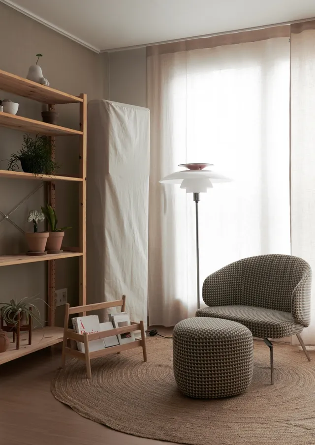 작은 식물원같은 거실의 힐링공간, DMC파크뷰자이