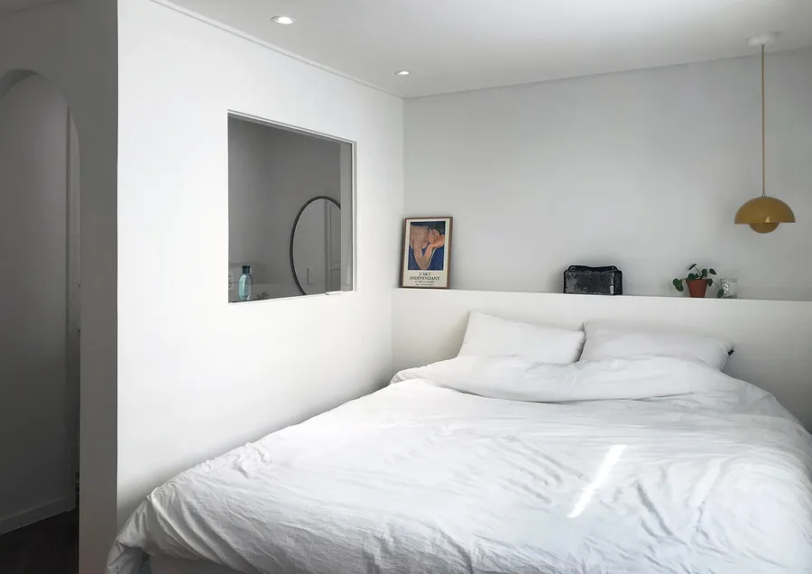 따뜻한 화이트 원목 톤 앤 매너, 개포동 빌라 홈스타일링