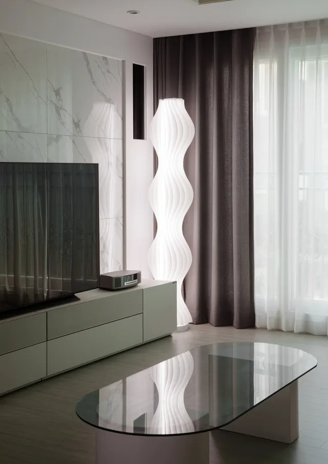 따뜻하고 깔끔한 느낌의, 신도 아트빌 홈스타일링