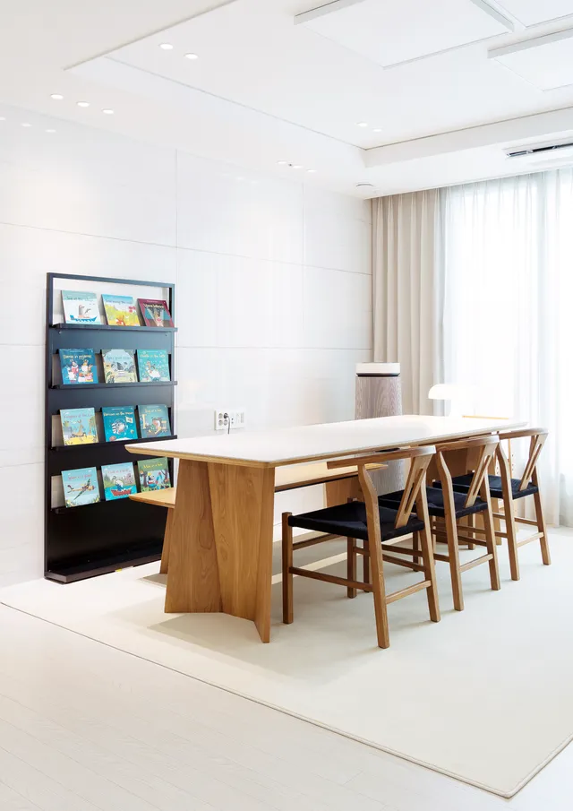 따뜻하고 네추럴한 우드 무드, 제일풍경채 센텀 홈스타일링