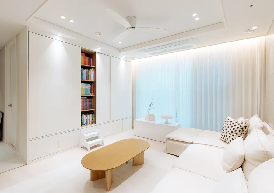 깔끔한 서재형 거실의 정석, 권선구 신혼희망타운