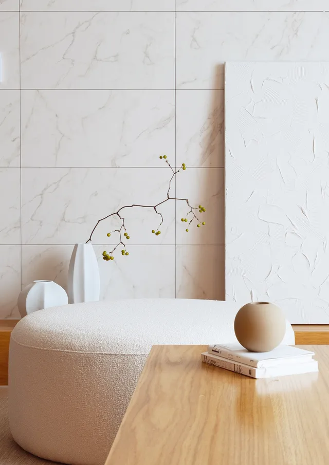 따뜻한 분위기의 거실 평상, 호반써밋 라포레 