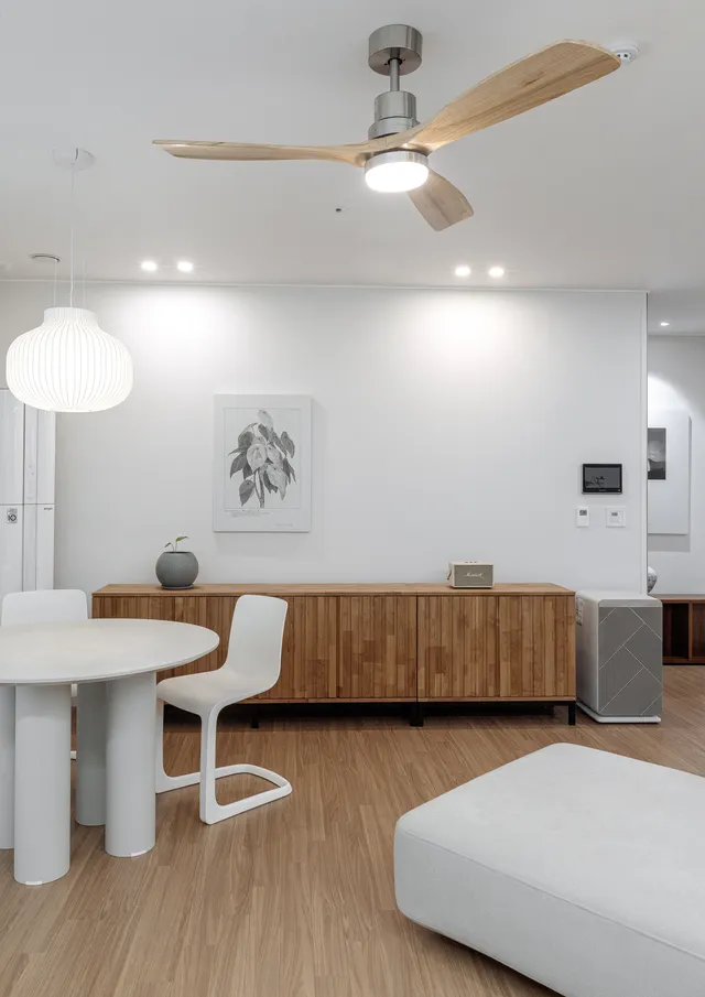 아이보리 톤의 미니멀한, 효성 해링턴플레이스 홈스타일링