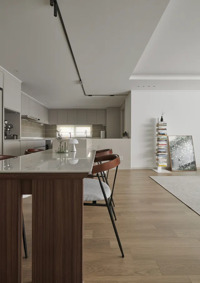 공부와 릴랙싱 모두 가능한 거실, 자연앤이편한세상 홈스타일링