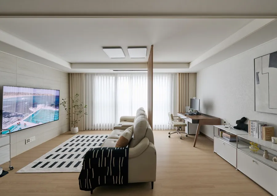 간살파티션으로 세련된 공간분리, 산성역포레스티