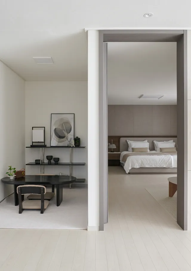 적당한 무게감으로 차분한 공간, 영종베르힐스카이시티