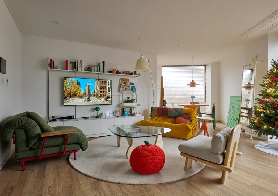 따뜻한 컬러로 완성한 카페 같은 집, 평창동구